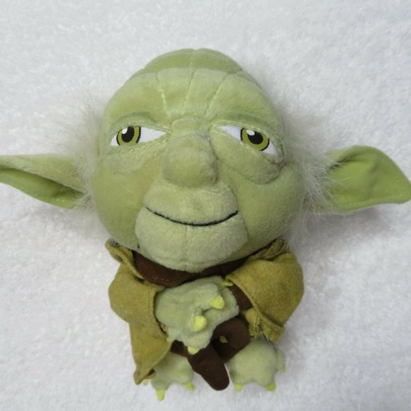 Vintage Star Wars Yoda Stuffed Plush Doll Toy Lucas film LTD 8" - Picture 1 of 10